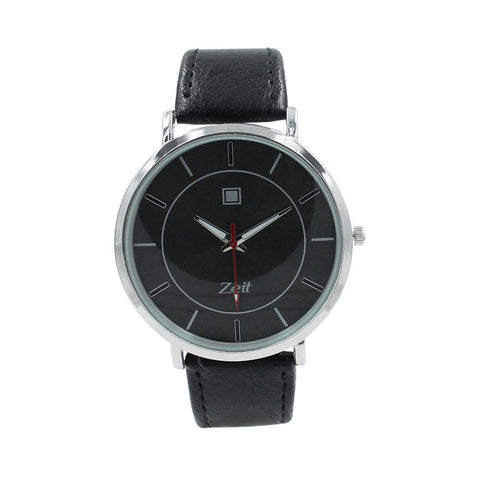 Reloj Zeit Análogo Hombre Tactopiel Negro - CB00019126