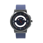 Reloj Zeit Hombre Caucho Azul Caja Negra - CB00019408