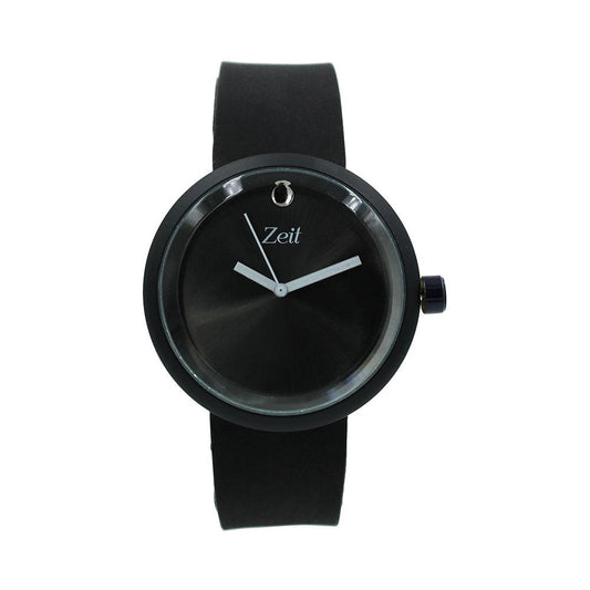 Reloj Zeit Hombre Caucho Negro  Caja Negra - CB00019992