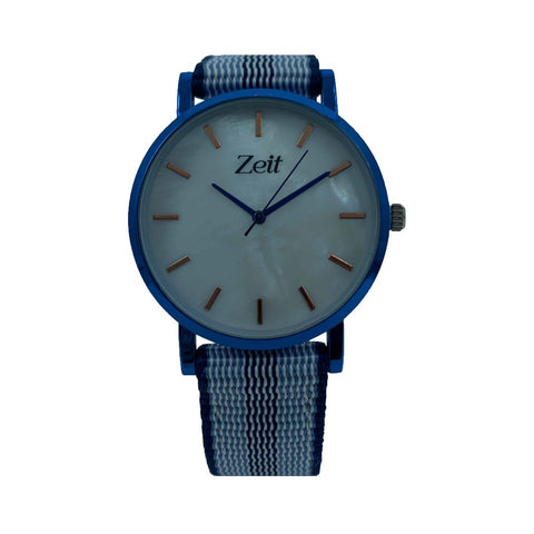 Reloj Caballero Lona Azul Caja-CB00020177
