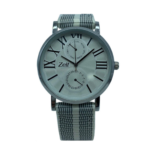 Reloj Caballero Lona Gris Blanco-CB00020179