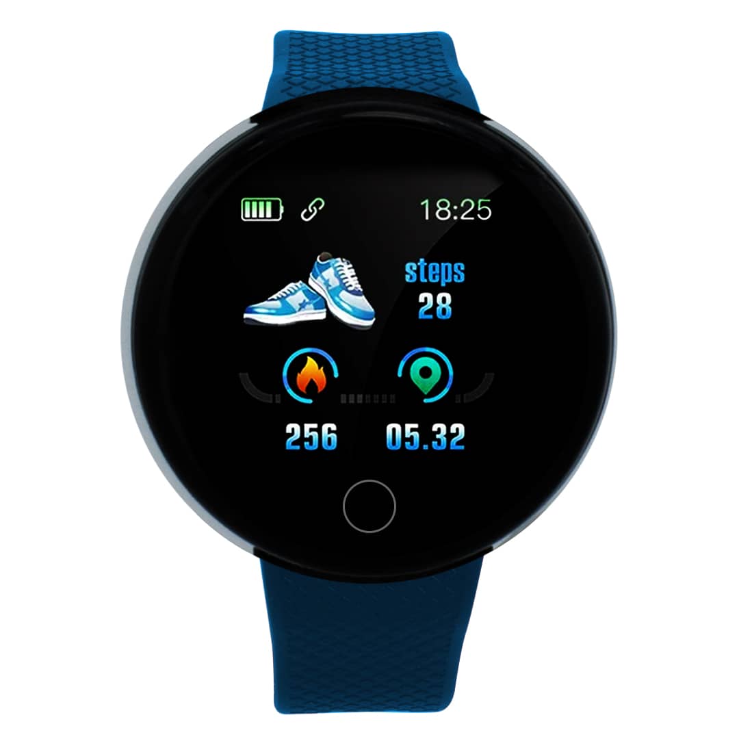 Reloj Zeit smartwatch circular correa roja 20401