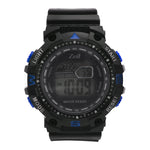 Reloj Zeit circular para Hombre tipo digital con detalles en azul 3319-20472