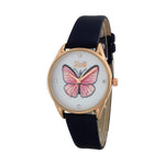 Reloj Zeit de Mujer tipo Análogo Tactopiel Carátula Mariposa