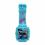 Reloj Zeit Infantil tipo Digital extensible plástico color Verde lima/ Videojuego incluido como parte del relojc