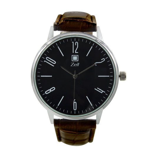 Reloj Zeit de Hombre tipo Análogo extensible Tactopiel color Negro