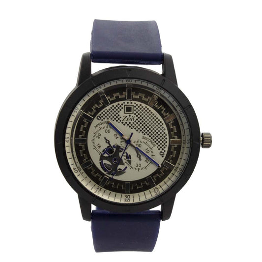 Reloj Zeit de Hombre tipo Análogo extensible Silicon color Azul / Blanco