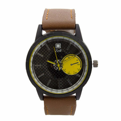 Reloj Zeit de Hombre tipo Análogo extensible Tactopiel color Negro