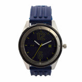 Reloj Zeit de Hombre tipo Análogo extensible Silicon color Azul Caja Dorada