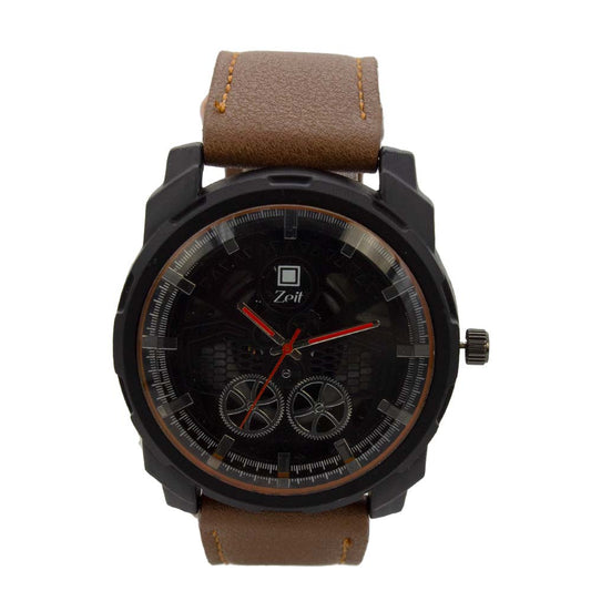 Reloj Zeit de Hombre tipo Análogo extensible Tactopiel color Cafe