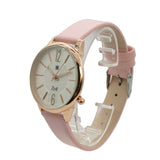 Reloj Zeit de Mujer tipo Análogo extensible Tactopiel color Rosa Palo caja de Aleación en color Oro Rosa y fijación de Hebilla.