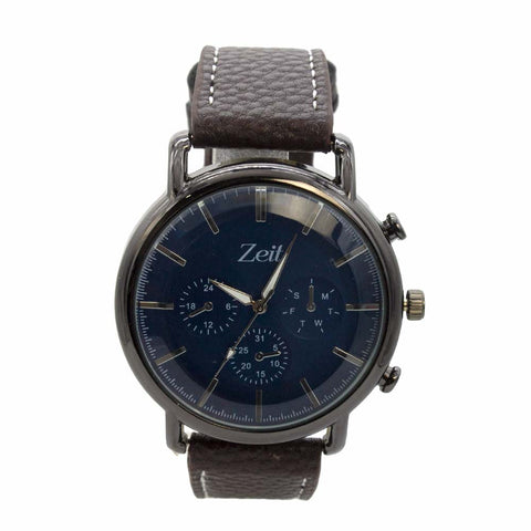 Reloj Zeit de Hombre tipo Analogo extensible Tactopiel con Indicadores