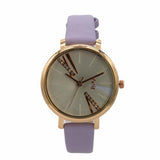 Reloj Zeit Mujer Analogo Lila Rosa dorado/oro rosa Blanco