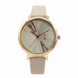 Reloj Zeit Mujer Analogo Lila Rosa dorado/oro rosa Blanco