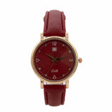 Reloj Zeit Mujer Análogo rojo Dorado rojo