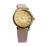 Reloj Zeit Mujer Análogo Negro Dorado Beige