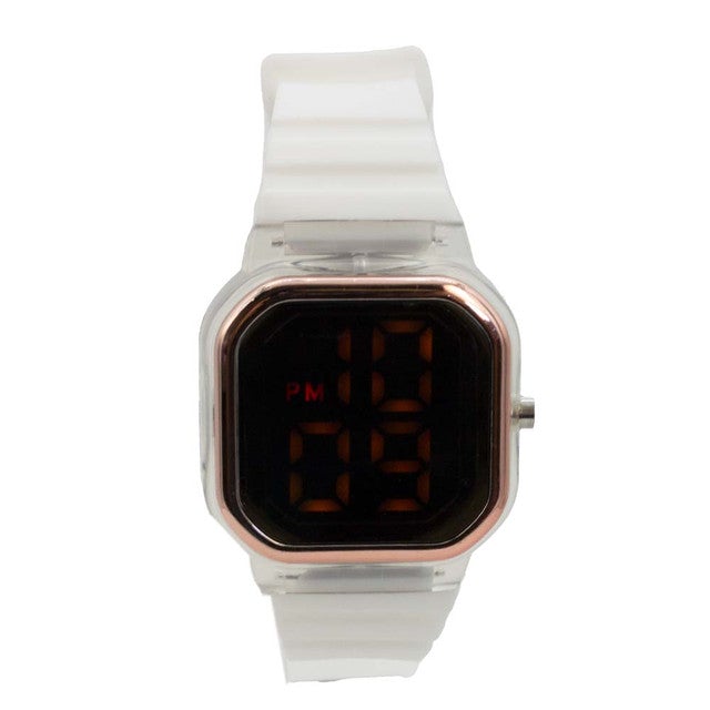 Reloj Zeit Mujer Digital Negro Rosa Dorado/Oro Rosa Negro