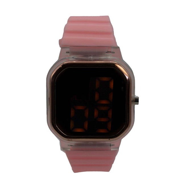 Reloj Zeit Mujer Digital Negro Rosa Dorado/Oro Rosa Negro