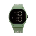 Reloj Zeit de Sin género tipo Digital extensible Silicon color Verde