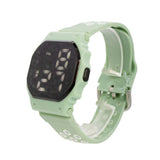 Reloj Zeit de Sin género tipo Digital extensible Silicon color Verde