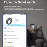 Reloj Smartwatch Nu Nordic contra el agua negro 20903