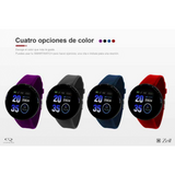 Reloj Zeit smartwatch circular correa azul 20401