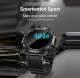 Reloj Smartwatch Nu Nordic Sport (correr, ciclismo, escalada) contra el agua rojo 17105