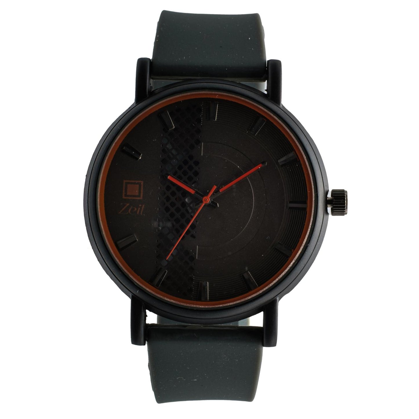 Reloj Análogo Zeit Caballero Casual Correa Silicón Textura