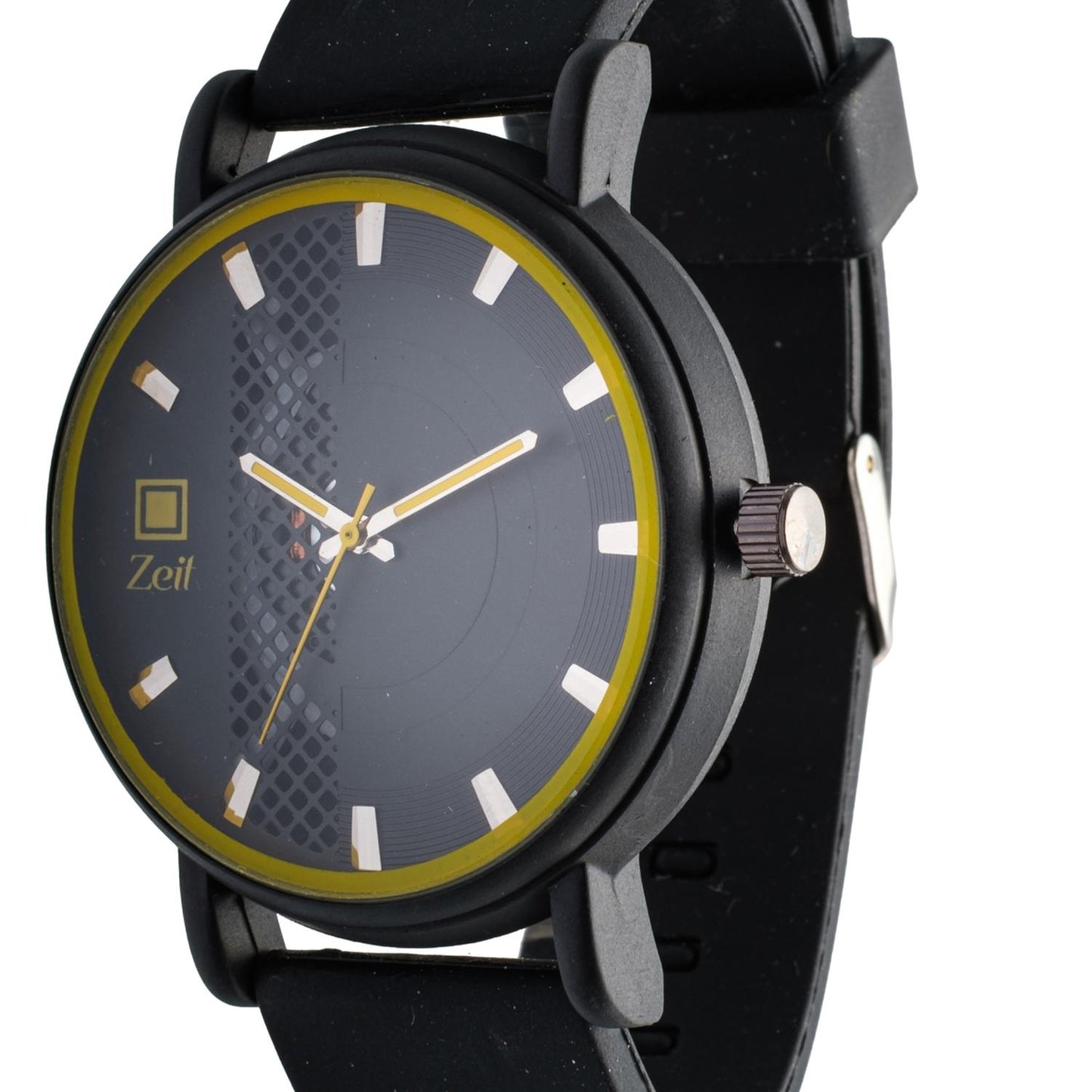 Reloj Análogo Zeit Caballero Casual Correa Silicón Textura