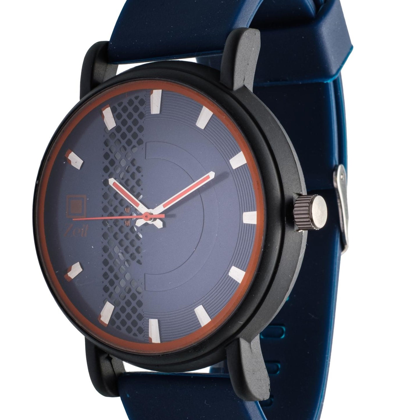 Reloj Análogo Zeit Caballero Casual Correa Silicón Textura