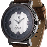 Reloj Análogo Zeit Caballero Casual Tacto Piel Textura