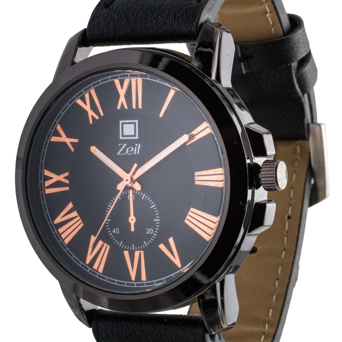 Reloj Análogo Zeit Caballero Casual Números Romanos