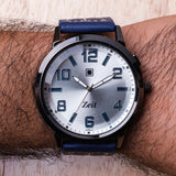 Reloj Análogo Zeit Caballero Tacto Piel fondo liso Casual